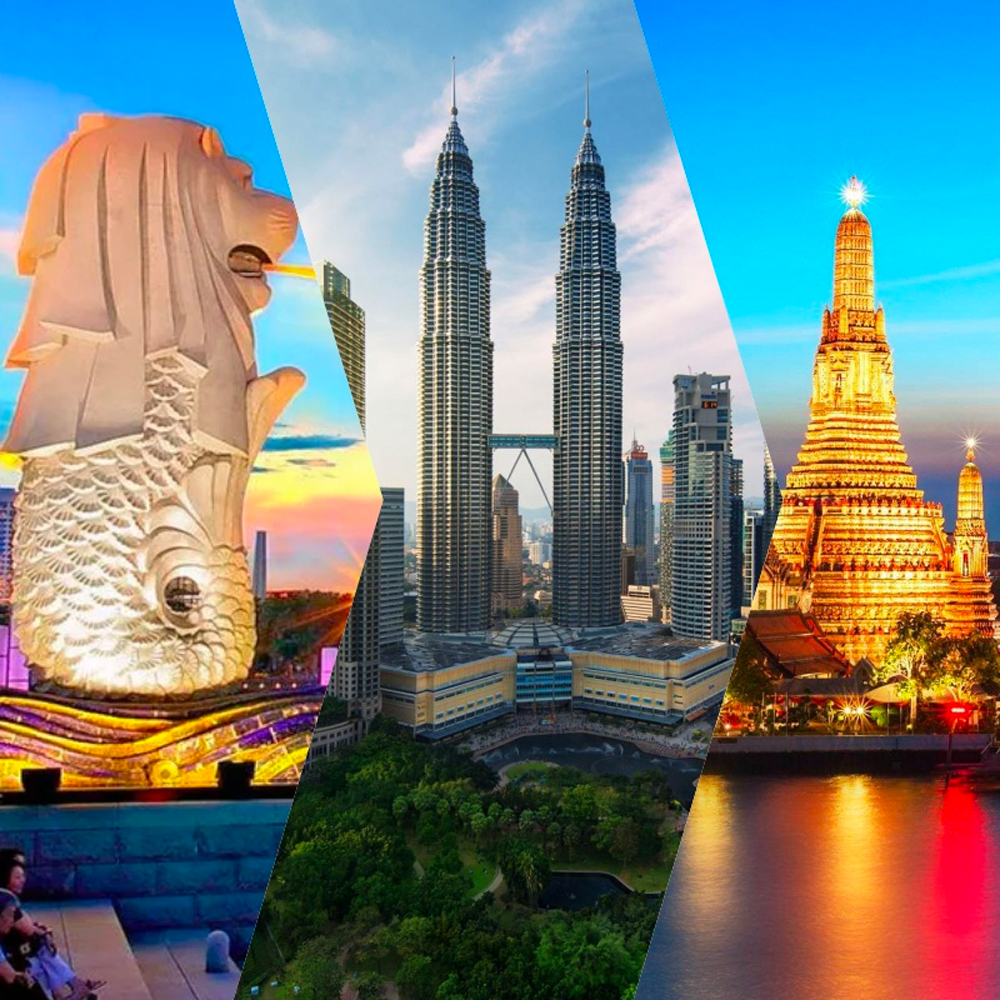 Singapore Malaysia Thailand travel eSIM 5 days 1GB/ day