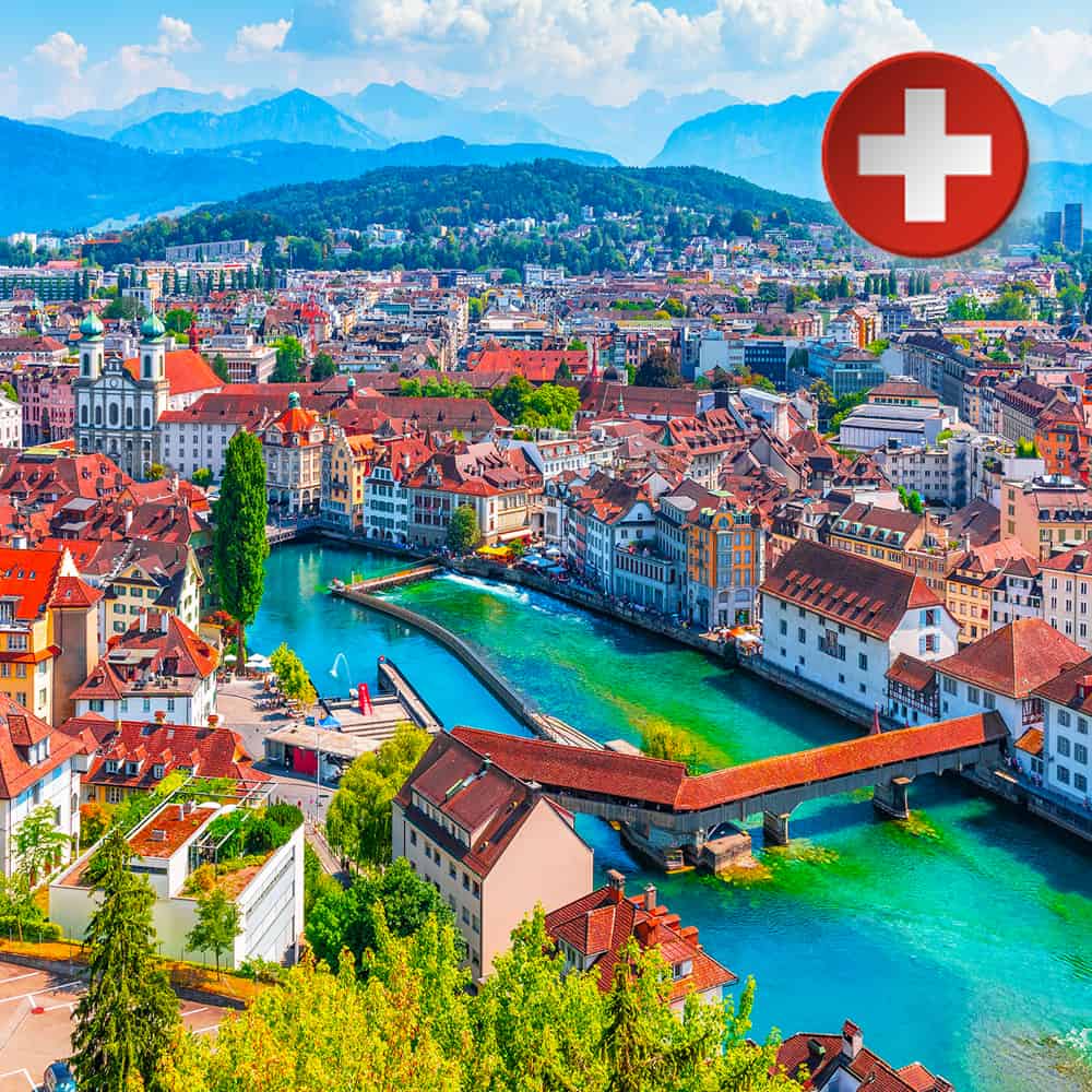 Switzerland travel eSIM 30 days 15GB