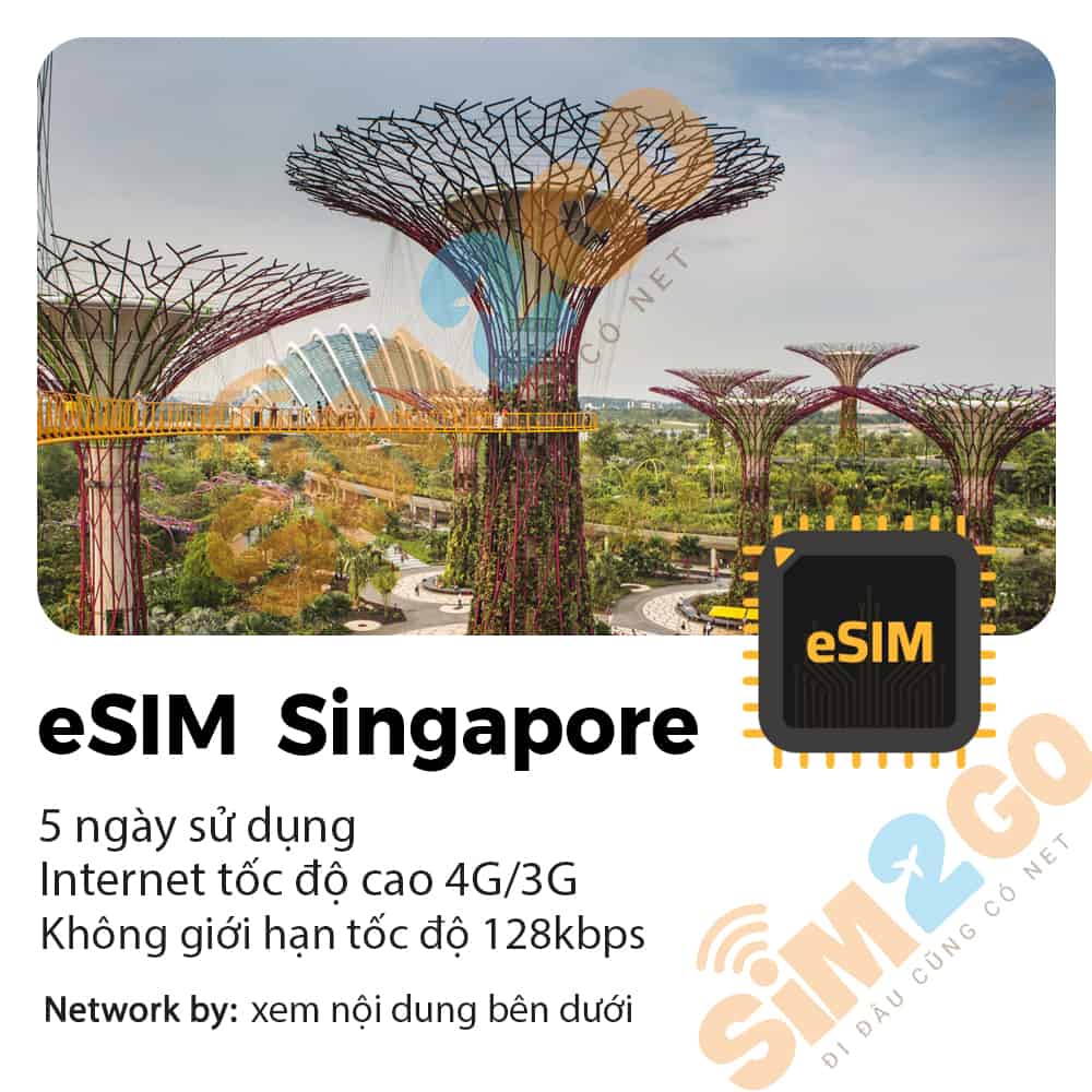 eSIM Singapore 5 ngày