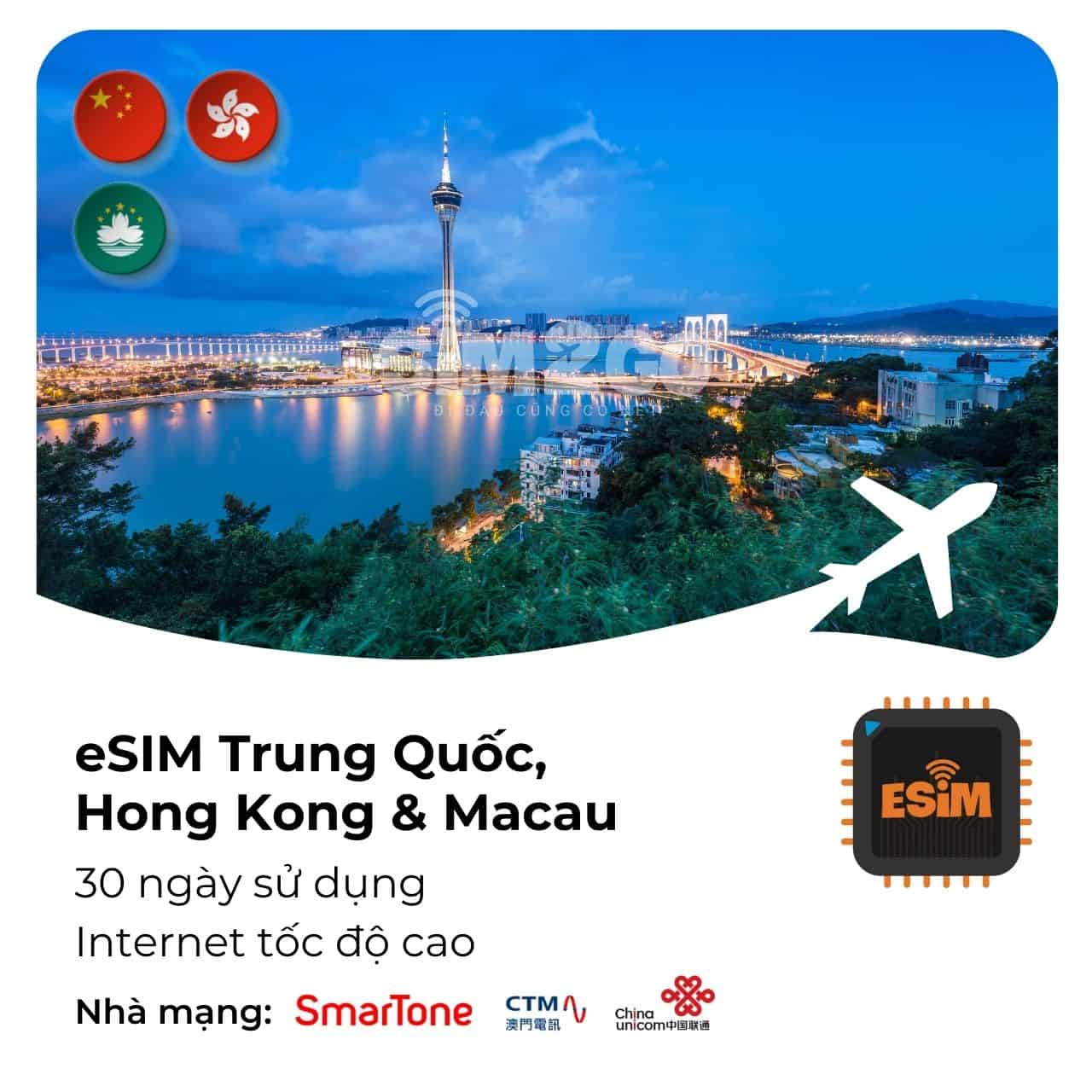 esim-trung-quoc-hong-kong-macau-30-ngay